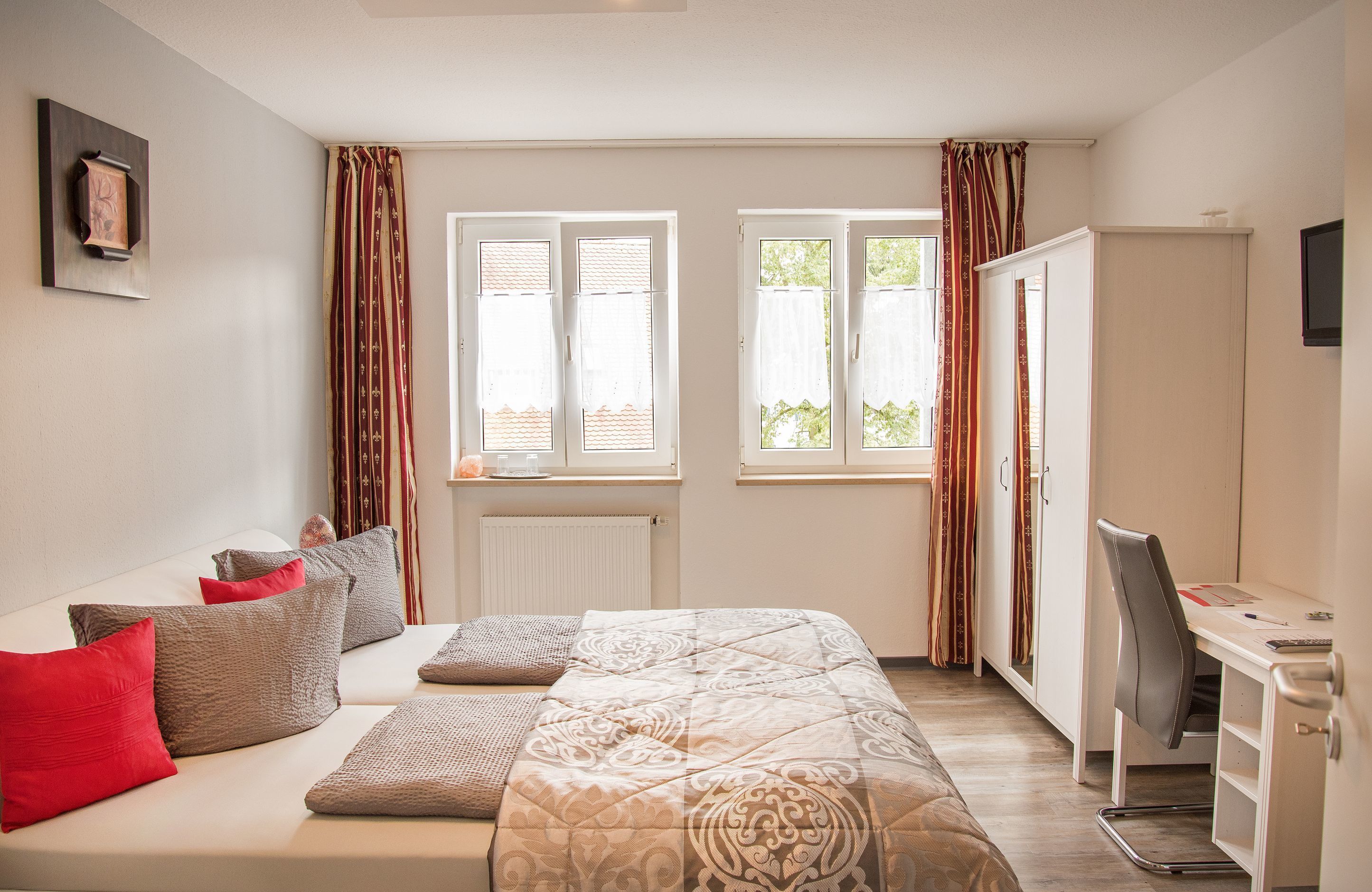 in-room safe, desk, blackout curtains, soundproofing