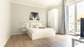 Appartamento, 2 camere da letto | 2 camere, biancheria da letto di alta qualità, ferro/asse da stiro