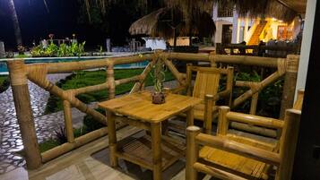 Chambre Deluxe, vue mer | Terrasse/Patio