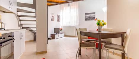 Apartment, 1 Bedroom | Living area