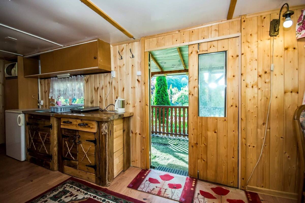 Casa de campo, varias camas, para no fumadores (Pod Gruszą ) | 1 habitación, tabla de planchar con plancha, wifi gratis y ropa de cama