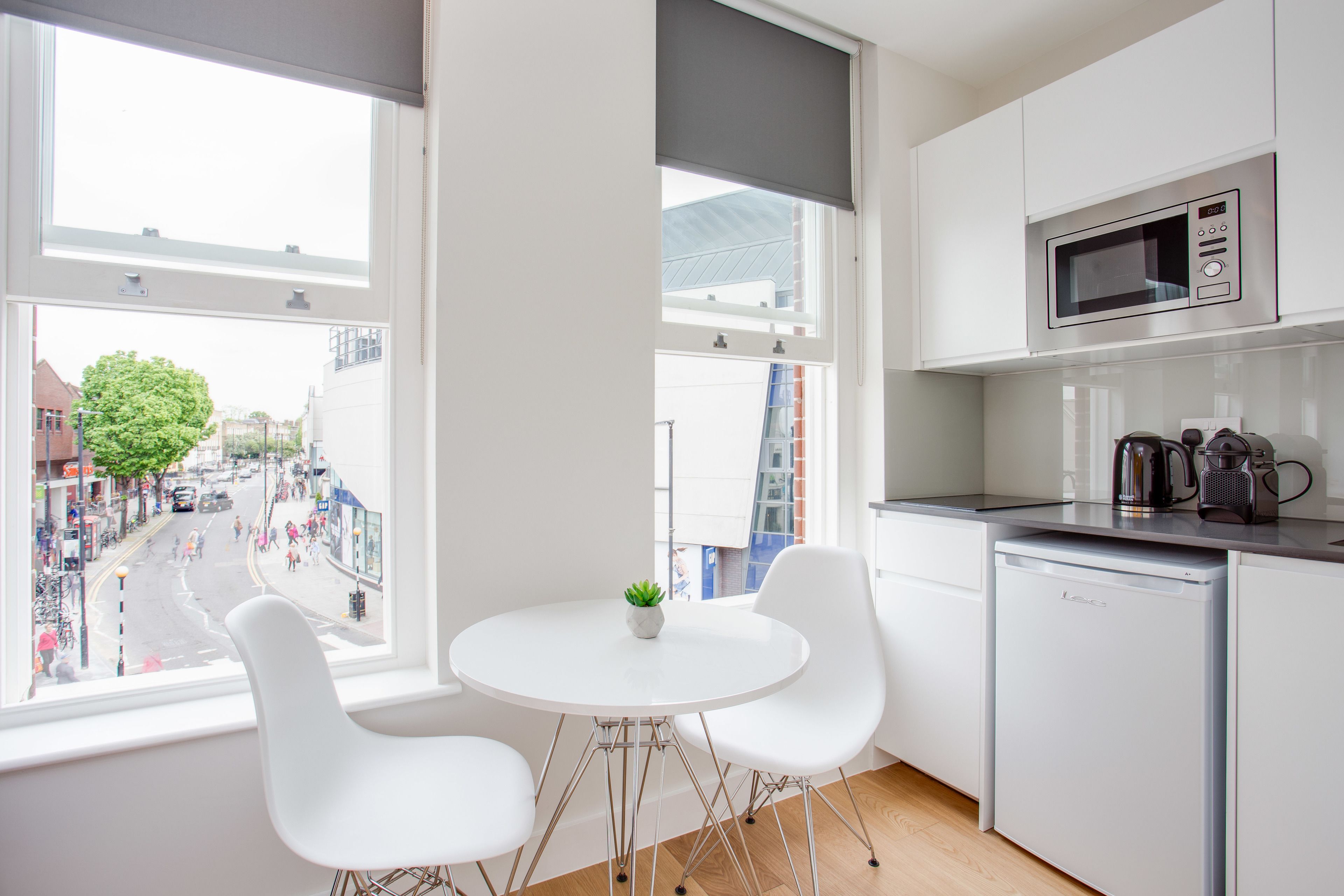 Hypo-allergenic bedding, individually furnished, blackout curtains