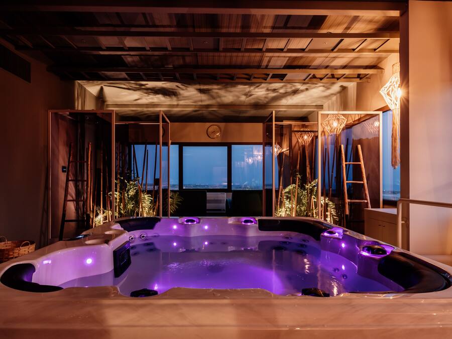 Sale per trattamenti di coppia, sauna, vasca idromassaggio, bagno turco