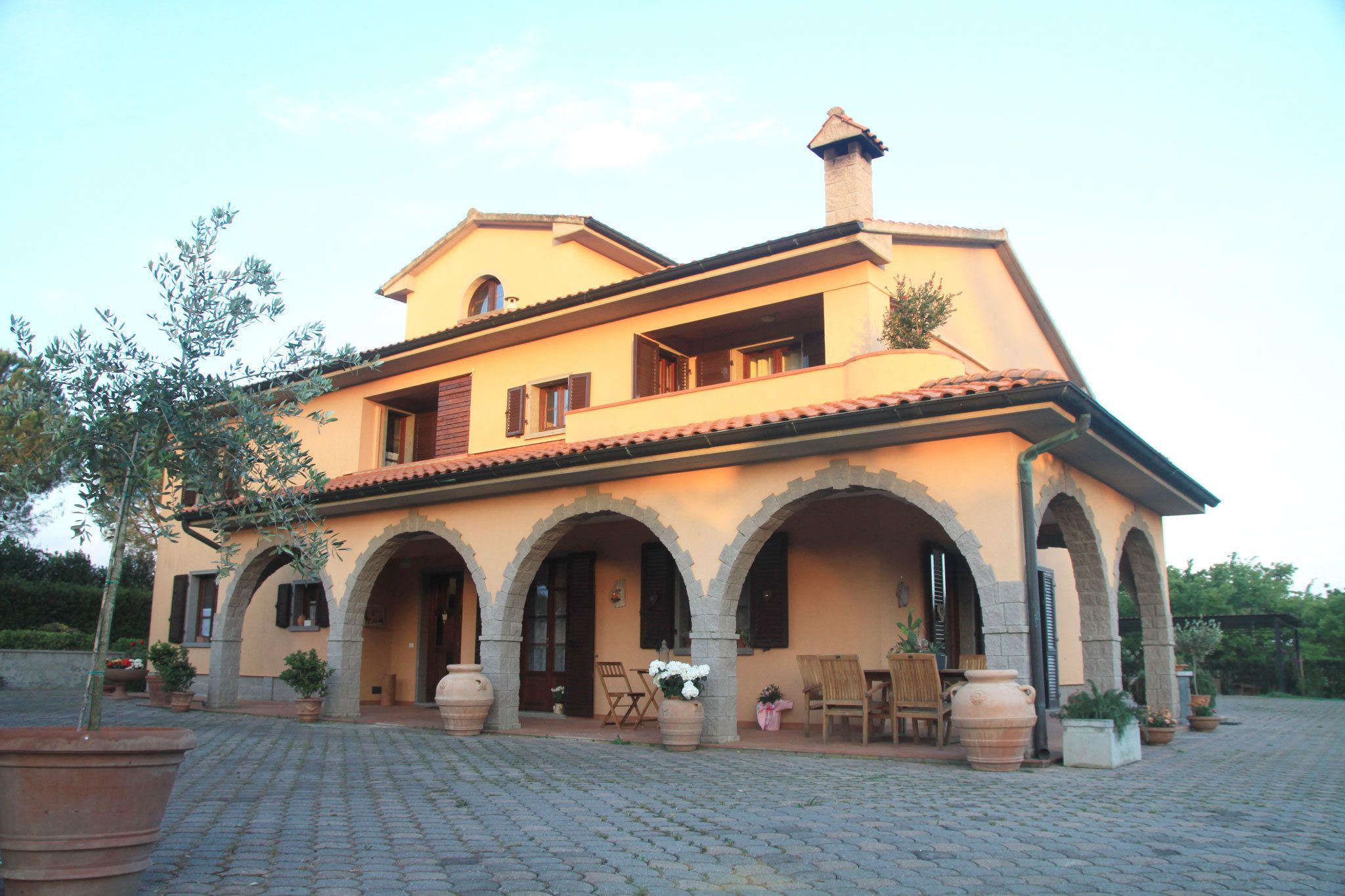 Entrada de la propiedad