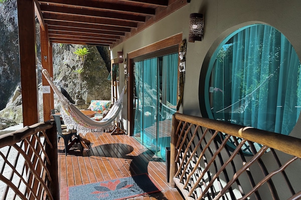 Double Chalet with Private Heated Pool | Lanai