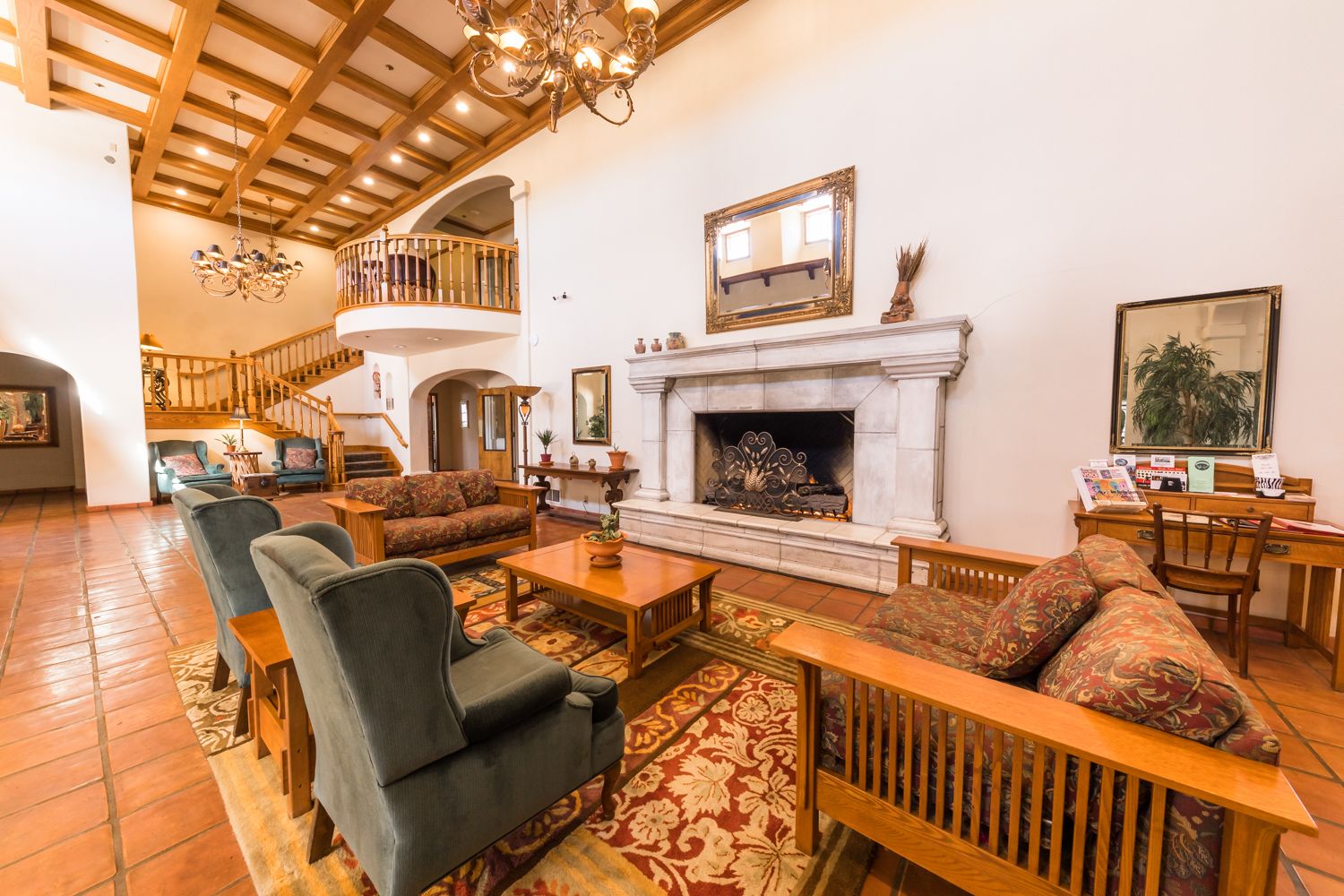 Sala de estar en el lobby