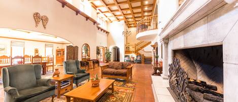 Sala de estar en el lobby