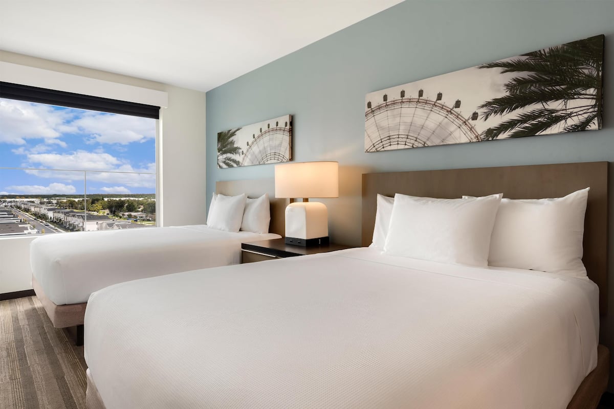 In-room safe, desk, blackout curtains, iron/ironing board