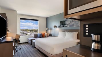 In-room safe, desk, blackout curtains, iron/ironing board