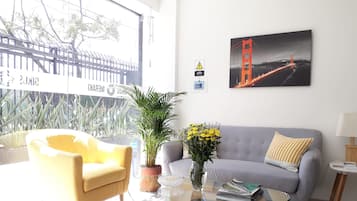 Sala de estar en el lobby