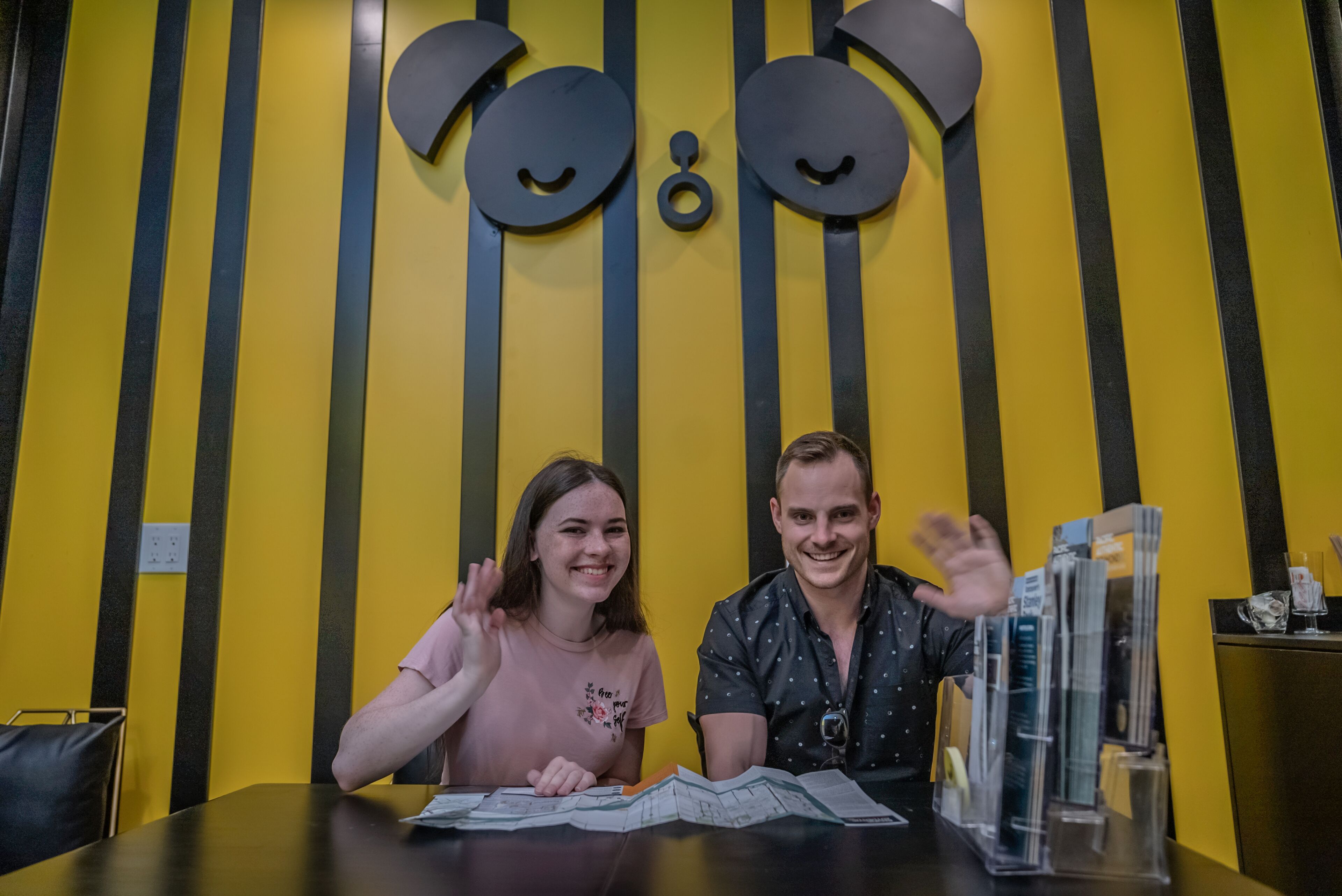 Coin salon dans le hall