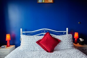 Maison panoramique, 3 chambres, vue sur la montagne, face à la mer | 3 chambres, draps en coton égyptien, literie de qualité