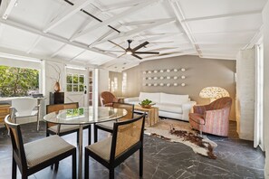 Interior - Center of it all!- Adobe Cottage Unit A (Palm Springs)