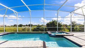 Outdoor pool, a heated pool - Luxury 8BR Villa w/ HP & Star Wars Rooms/Theater! (Davenport)