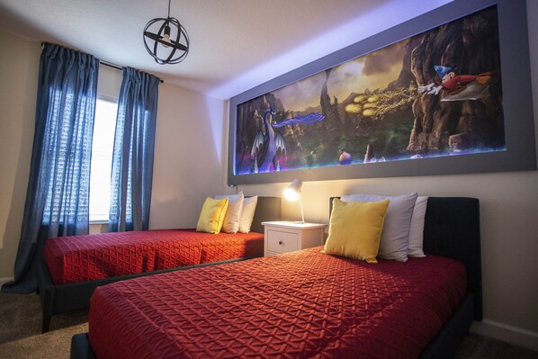 4 habitaciones, tabla de planchar con plancha, wifi y ropa de cama