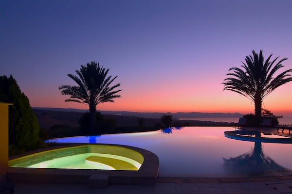 View from the pool area