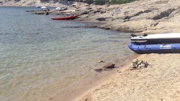 Vlak bij het strand