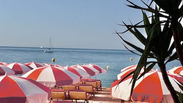 Vlak bij het strand