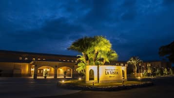 Front of property – evening/night