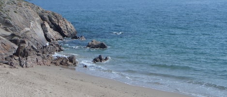 On the beach