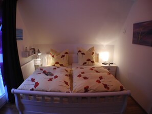 2 bedrooms, iron/ironing board, travel crib, WiFi