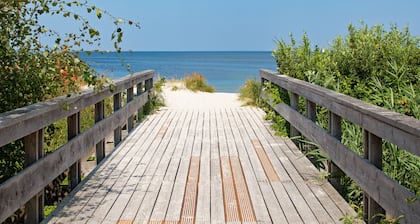 Fewo Strandleben. 2 Schlafzimmer, hochwertige Einrichtung, toller Meerblick!