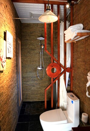 Ducha, cabezal de ducha tipo lluvia, artículos de tocador gratuitos