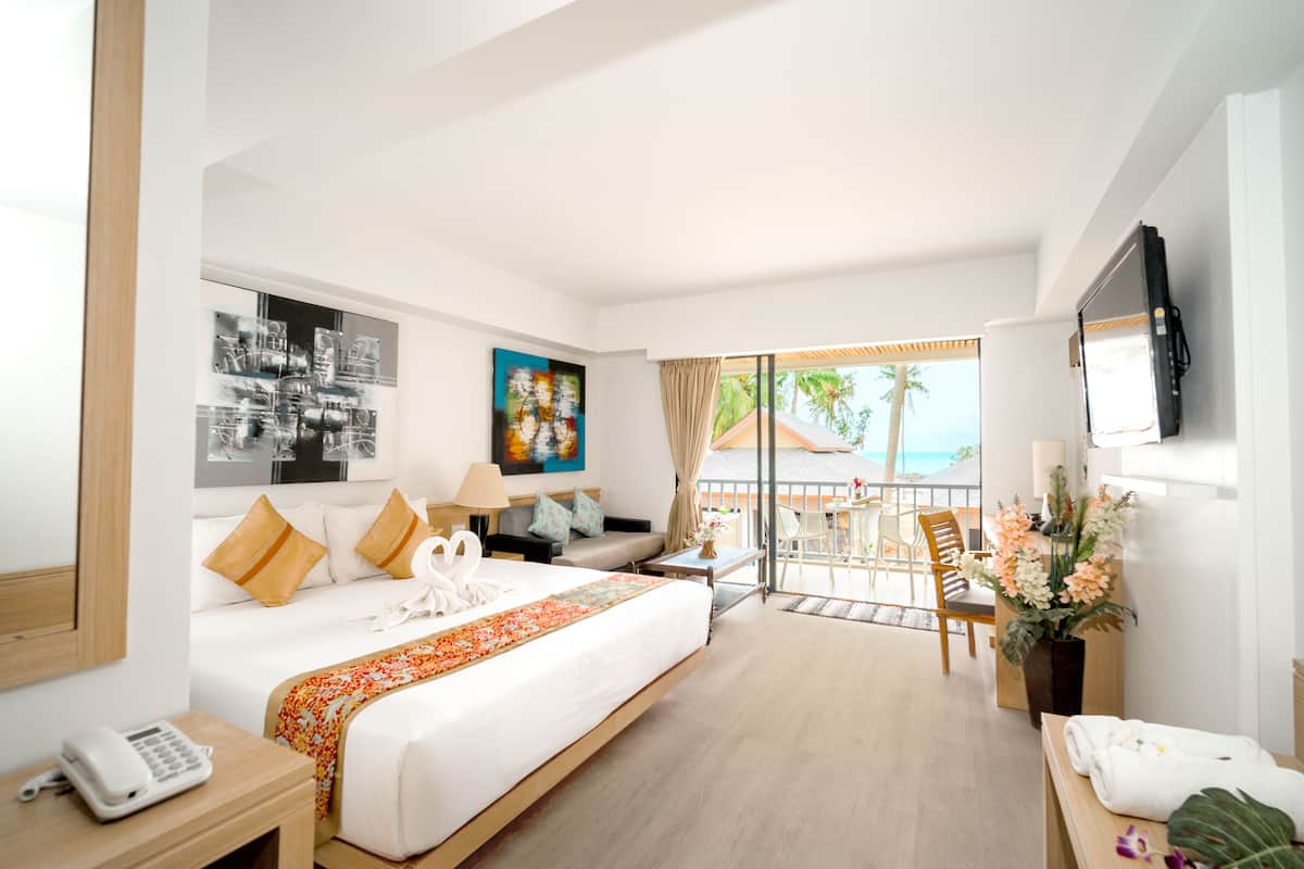 Deluxe Double Room with Sea View | 1 間臥室、客房內保險箱、遮光布/窗簾、免費無線上網