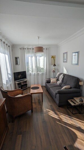 TV, books, stereo - LUMINOUS APARTMENT WITH PRIVATE GARDEN (near shops, transport, park ...) (Perpignan)