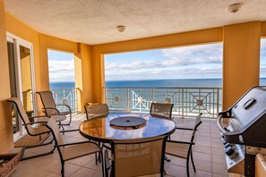 Outdoor dining - 4 BR En Soleil Directly on Gulf, 14th floor unit with the best views!! (Panama City Beach)