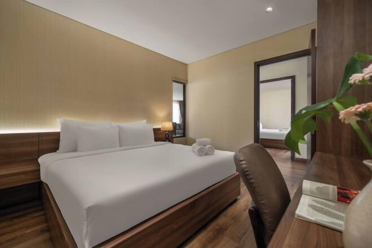 Premium bedding, down duvets, memory-foam beds, minibar