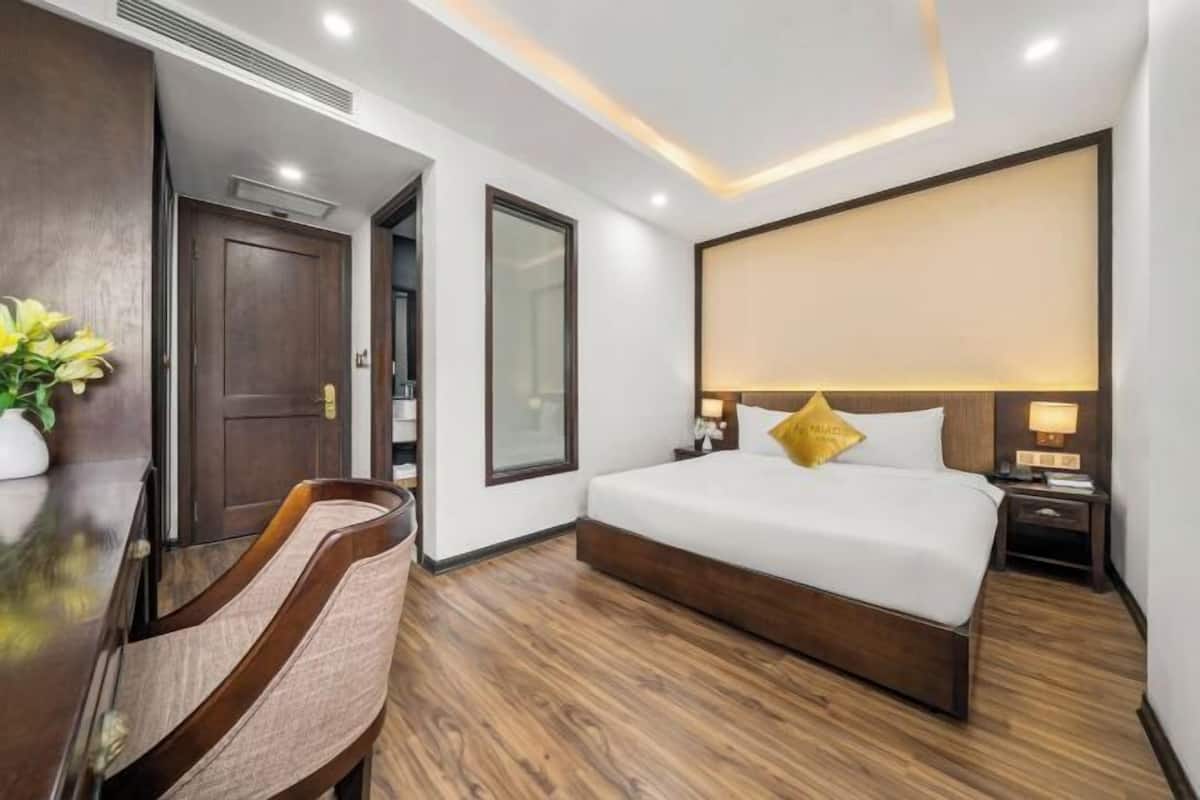 Premium bedding, down comforters, memory foam beds, minibar