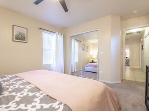 3 bedrooms, desk, iron/ironing board, WiFi