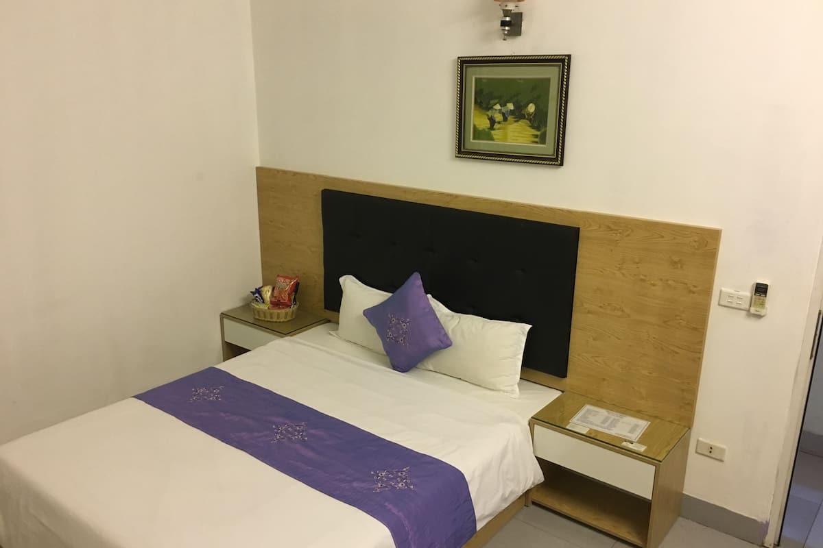 Habitación doble | Minibar, escritorio, cortinas blackout y tabla de planchar con plancha