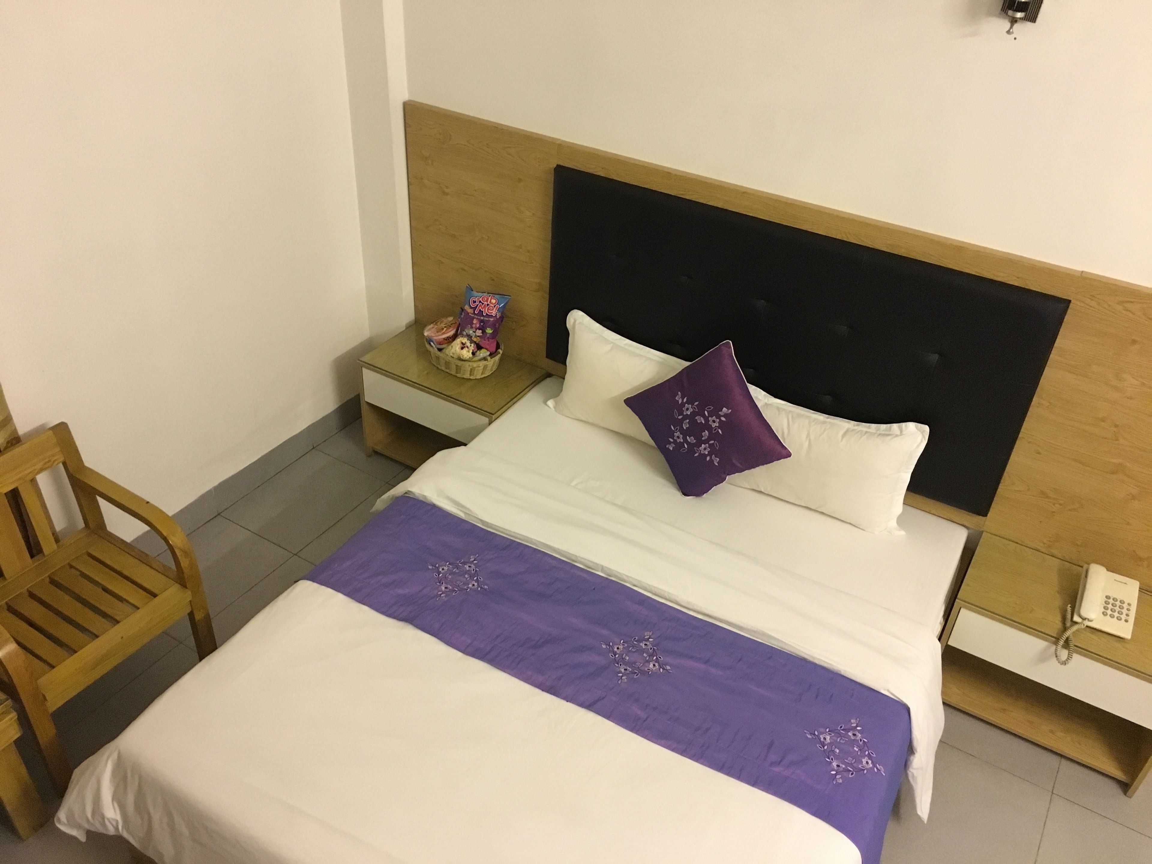 Minibar, desk, blackout curtains, iron/ironing board