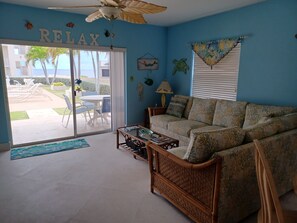 Smart-TV, DVD-spiller, bøker og filmbibliotek