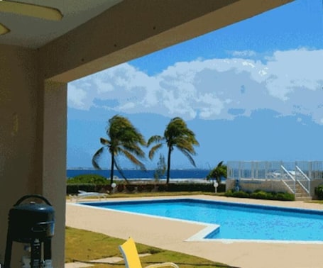 Pool. Oceanfront Diver's paradise! First Floor Ocean Front Condo. Great Location!