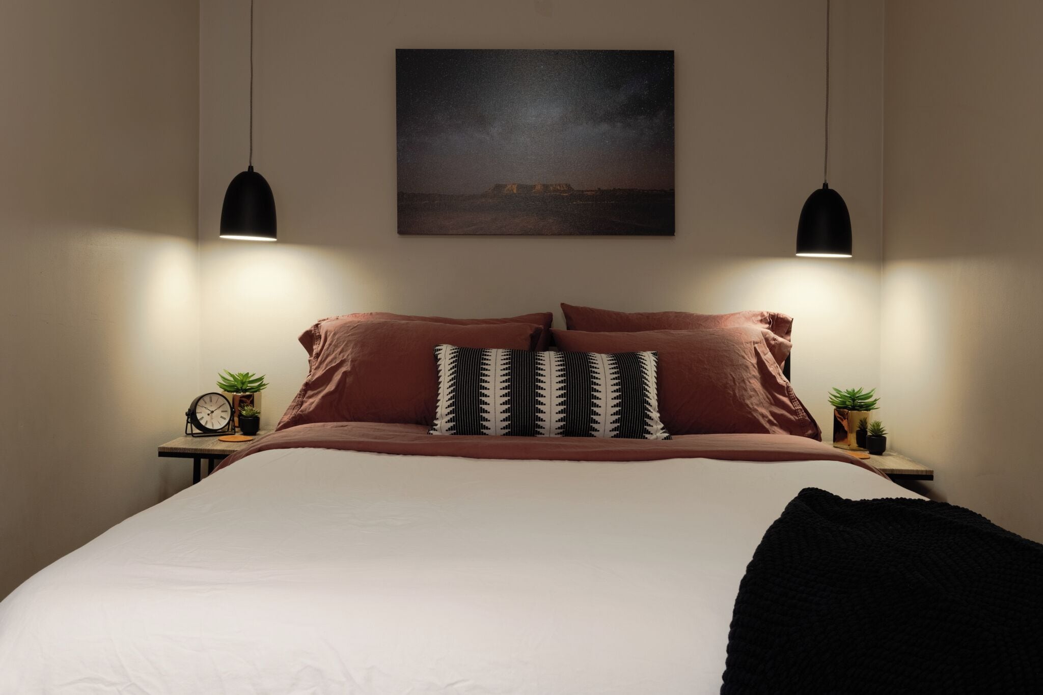 1 bedroom, iron/ironing board, travel crib, free WiFi