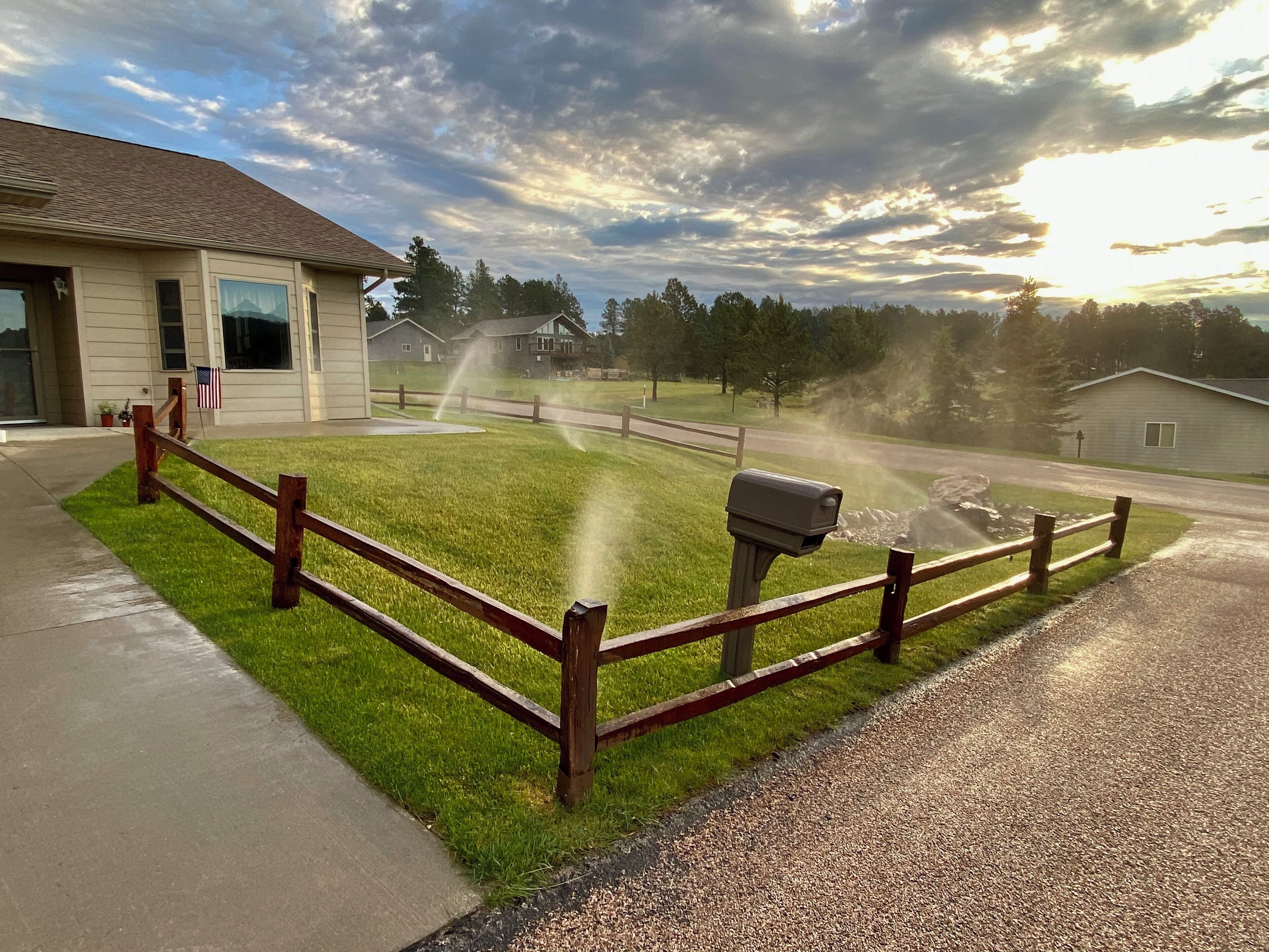 المنطقة المحيطة بالمنشأة