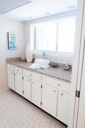 Interior - Ocean view updated condo - steps from the beach! Pool on site, and free Wi-Fi!  (Isle of Palms)