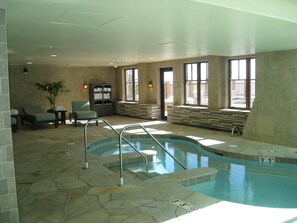 Indoor pool, a heated pool