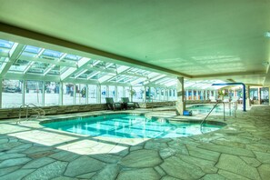 Indoor pool, a heated pool