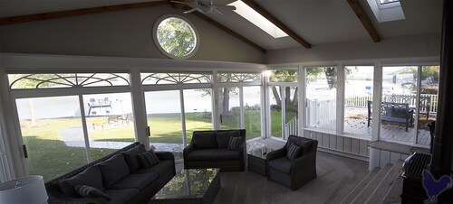 Modern Lakefront home with wonderful views and plenty of space!
