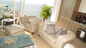 TV, DVD player, books, music library