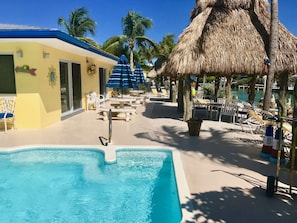 A heated pool - DUPLEX IN DUCK KEY, 2 Bedroom/2 Bath, W/Private 90' Dock, Trailer Storage INCL (Marathon)