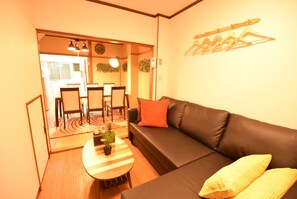 Private Vacation Home | Living area | Flat-screen TV - Cocomosu Tengachaya (Osaka)