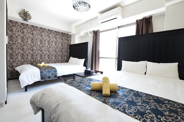 Apartment ( 202 ) | Blackout curtains, free WiFi - MT House Bentencho (Osaka)