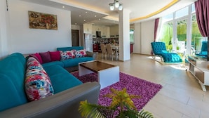 Villa, 2 Bedrooms | Living area | Plasma TV - Villa Dere (Kas)