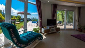 Villa, 2 Bedrooms | Living area | Plasma TV - Villa Dere (Kas)