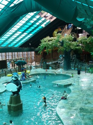 Indoor pool, a heated pool